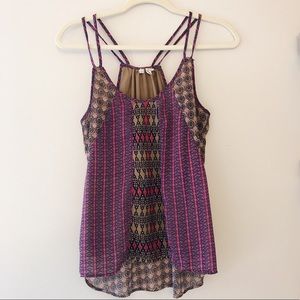 Patterned Tank Top